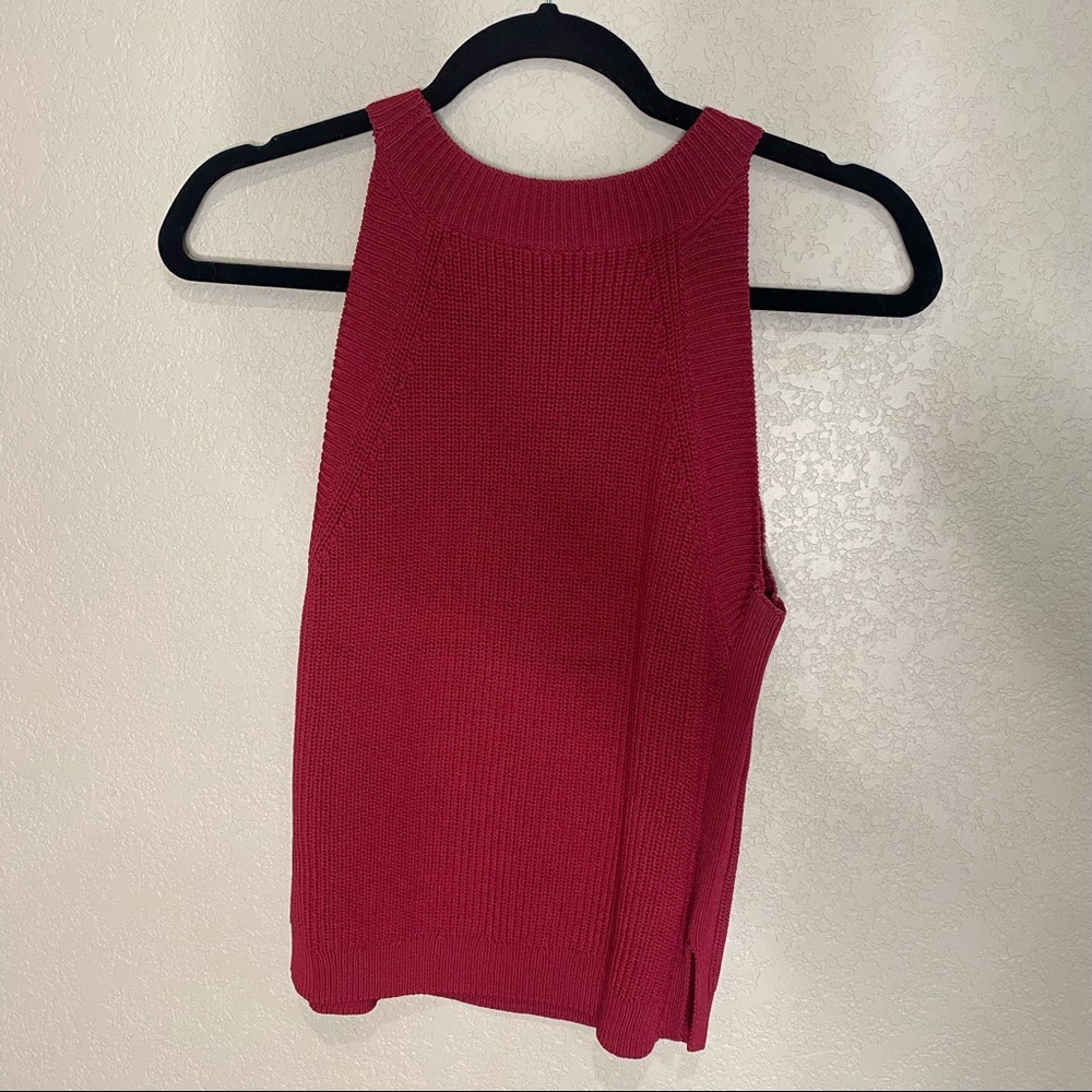Francescas Cropped Sweater Tank - Picture 5 of 5